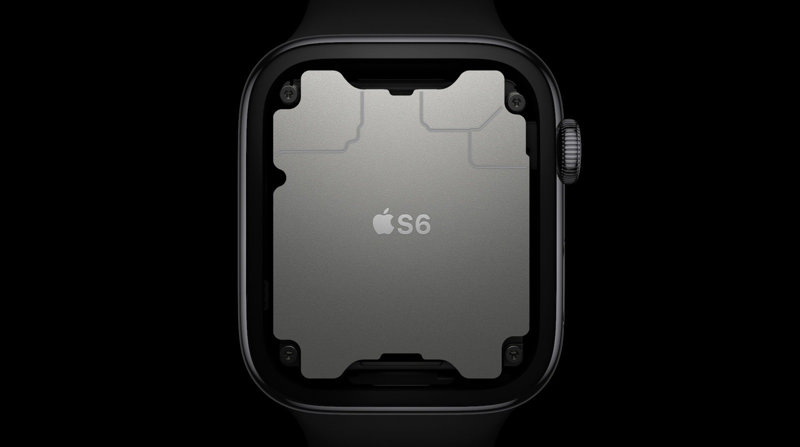 O Apple Watch S6 baseado no A13 Bionic.